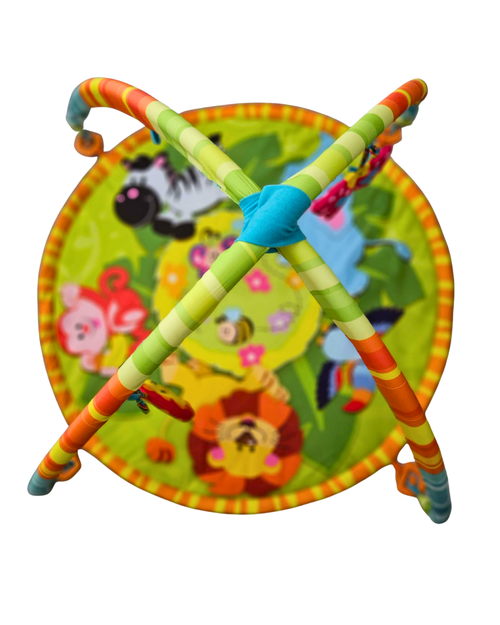Baby Activity Play Mat & Gym | Sensory Floor Mat with Hanging Toys