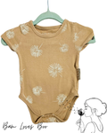 Bam Loves Boo Bamboo Baby Bodysuit – 0–3 Months | Unisex | Organic & Soft