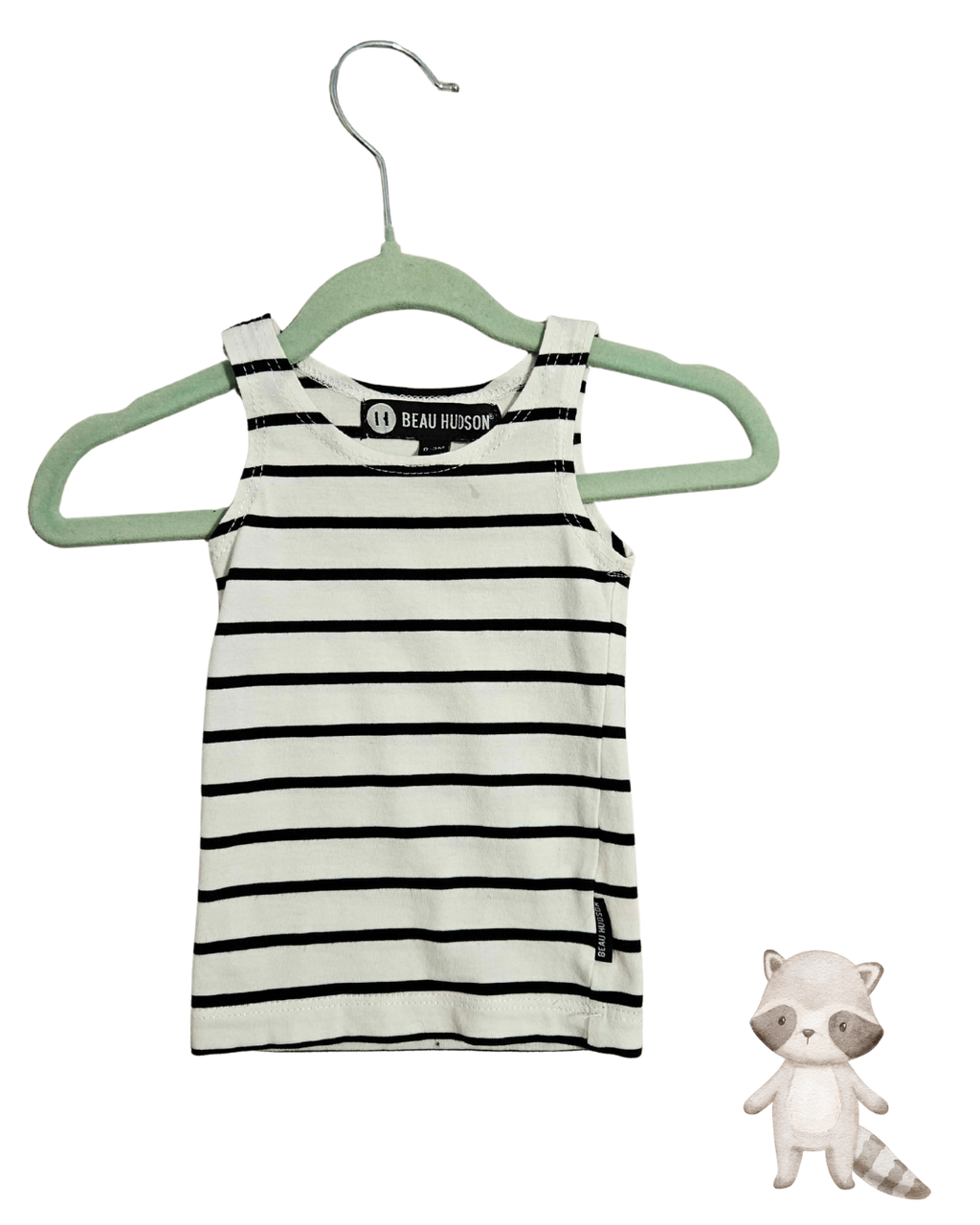 Beau Hudson Striped Baby Singlet – 0–3 Months | Summer Essential