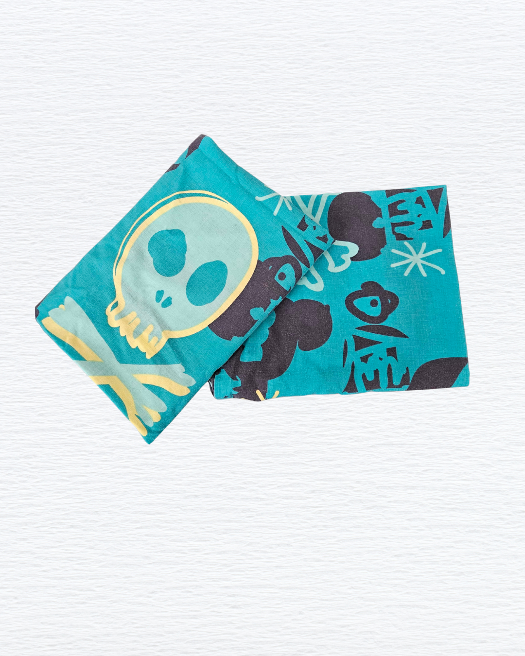 Boys Double Bed Reversible Doona Cover Set – Skull Print | Double Size Bedding
