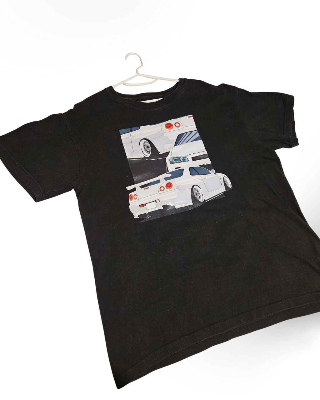 Men's Car Graphic T-Shirt Size S | Street Car Print Tee | Casual Teen or Men's Top
