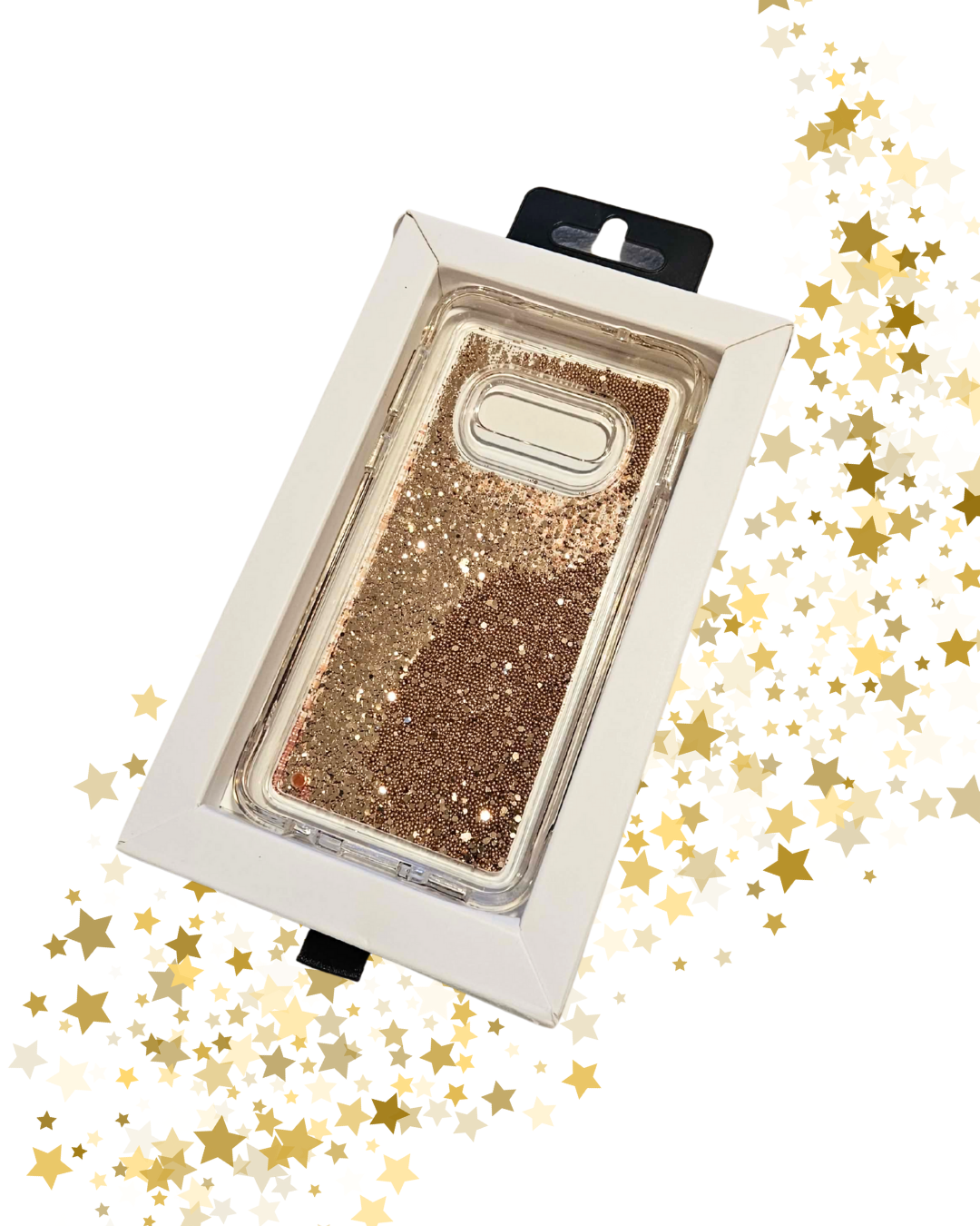 Casemate Waterfall Samsung Galaxy S10e Gold Glitter Phone Case | Liquid Glitter Design