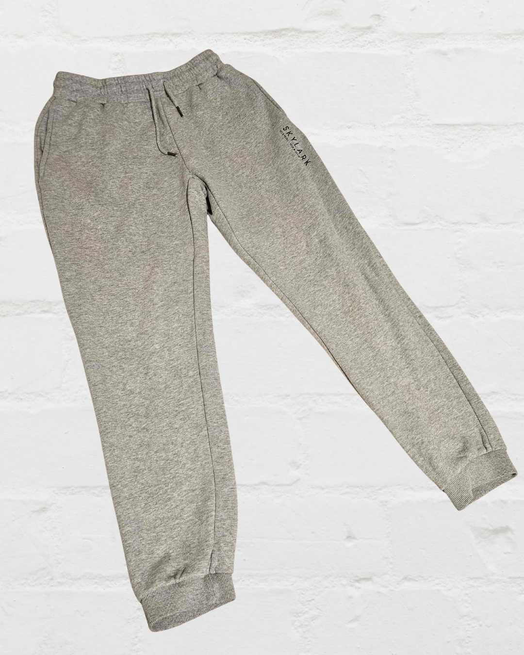Skylark Men’s Grey Trackpants Size S | Winter Fleece Track Pants | Casual Lounge Wear