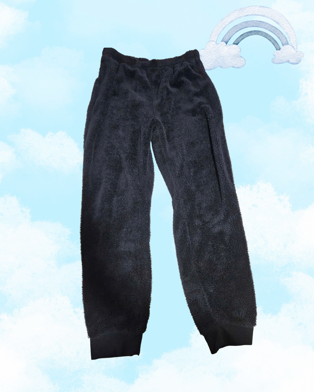 Crane Men’s Winter Pyjama Pants Size M | Fluffy Fleece PJ Bottoms | Warm Lounge Sleepwear
