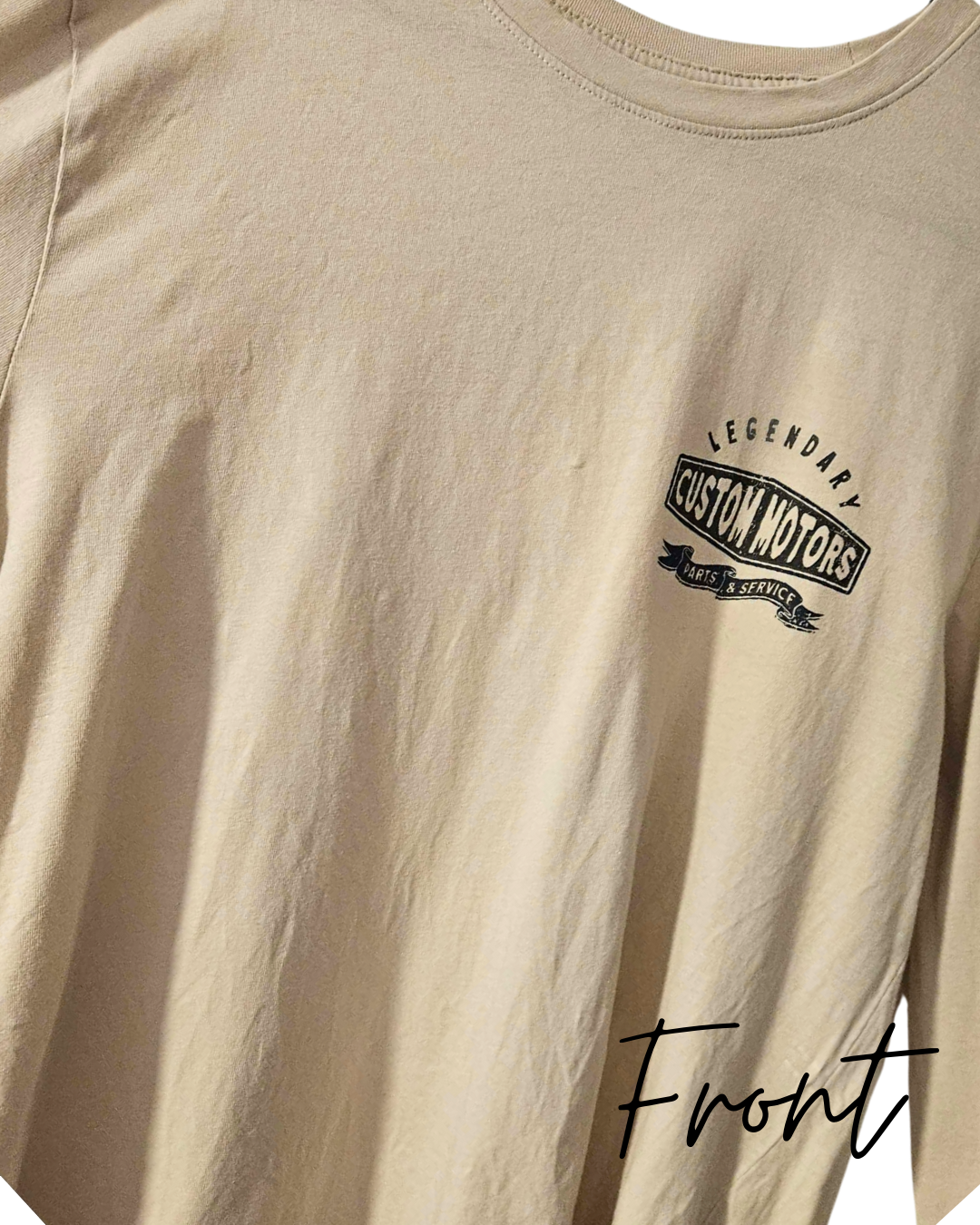 Mens Long Sleeve Custom Motors Shirt – Size S | Legendary West Coast Style