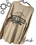Mens Long Sleeve Custom Motors Shirt – Size S | Legendary West Coast Style