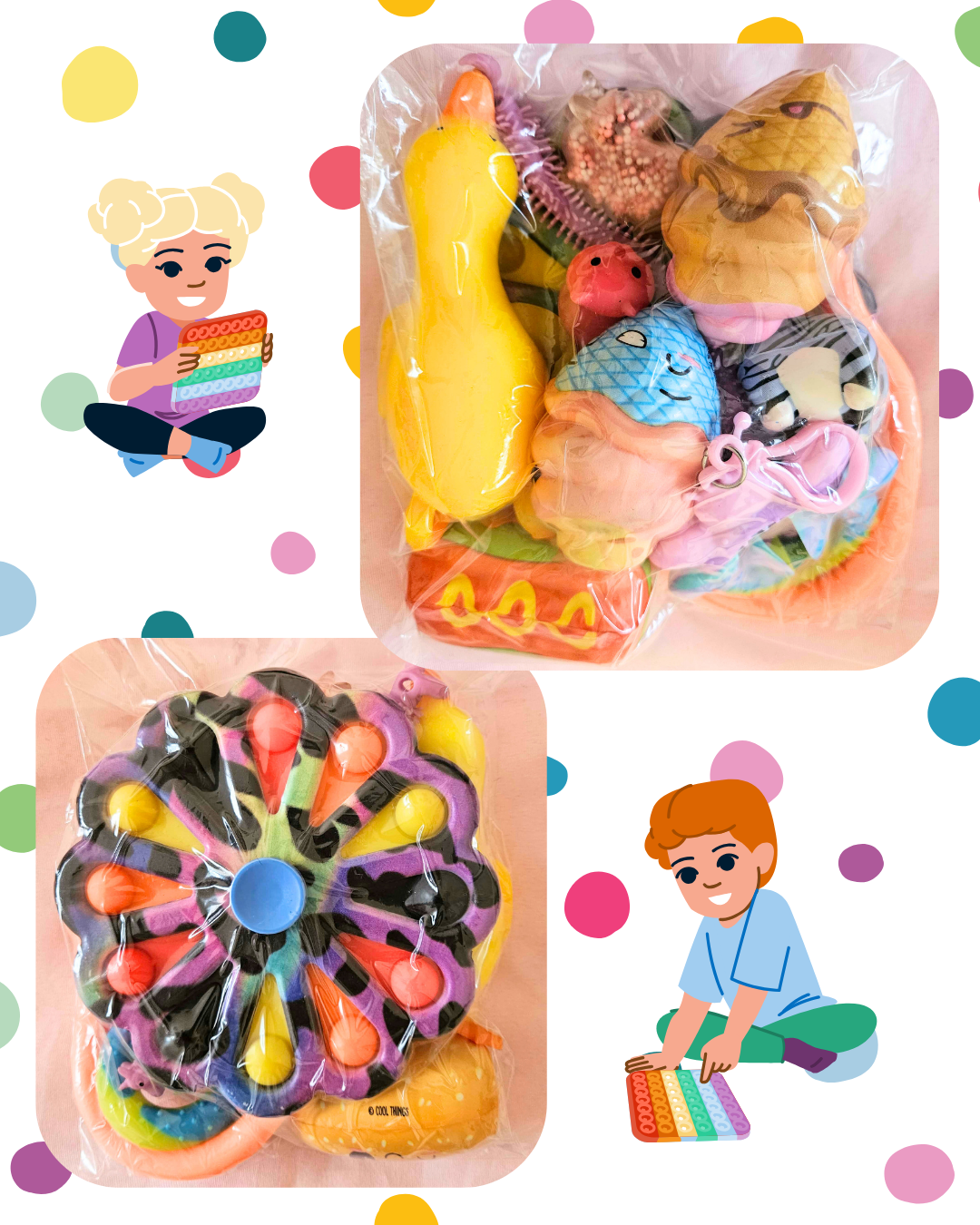 Mixed Fidget Toy Pack | Sensory Stress Relief Bundle (Assorted)