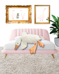 Large Goose Plush Pillow | Oversized Snuggle Cushion & Nursery Room Decor