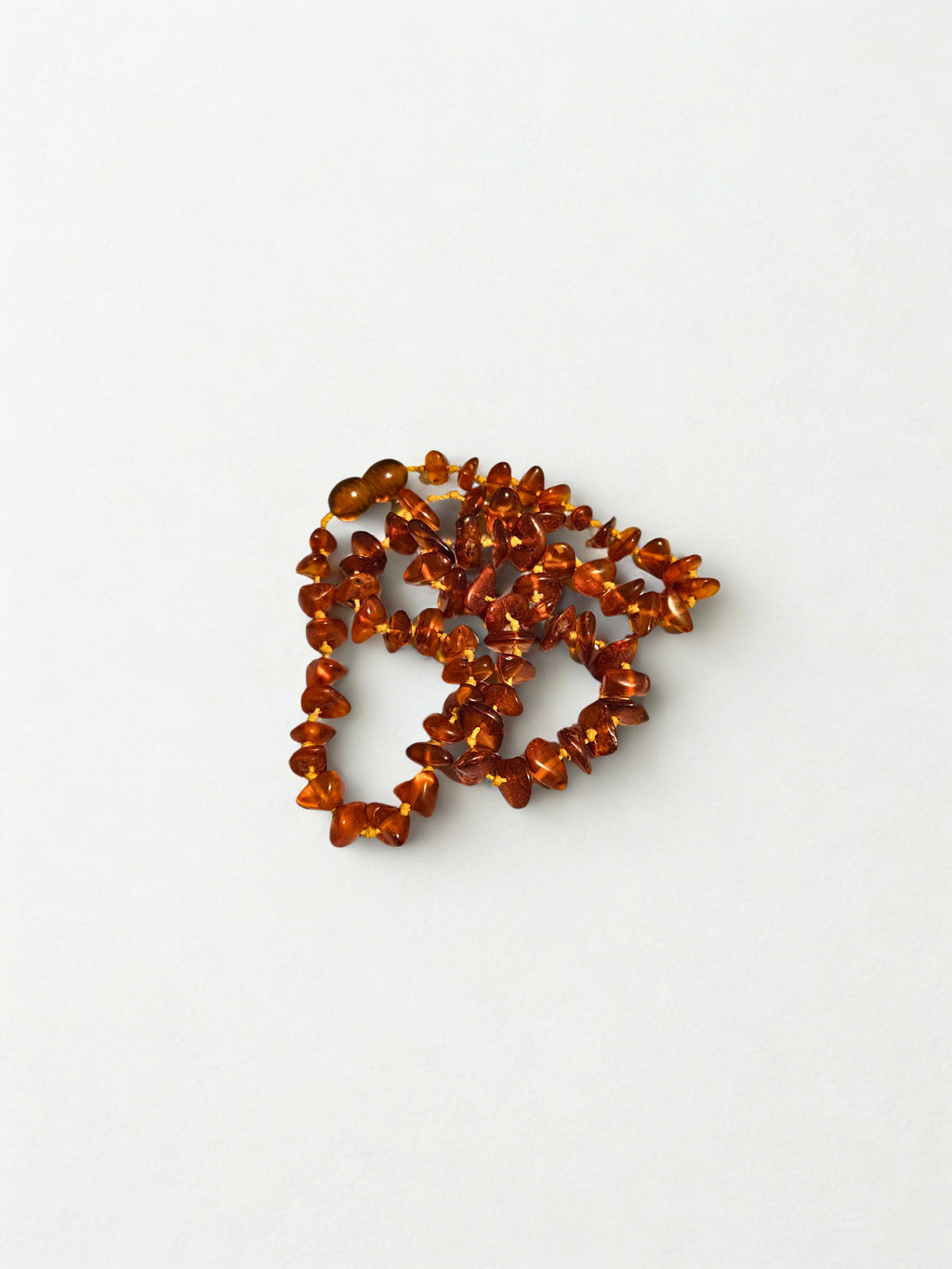 Baltic Amber Teething Necklace – Natural Honey Amber Colour