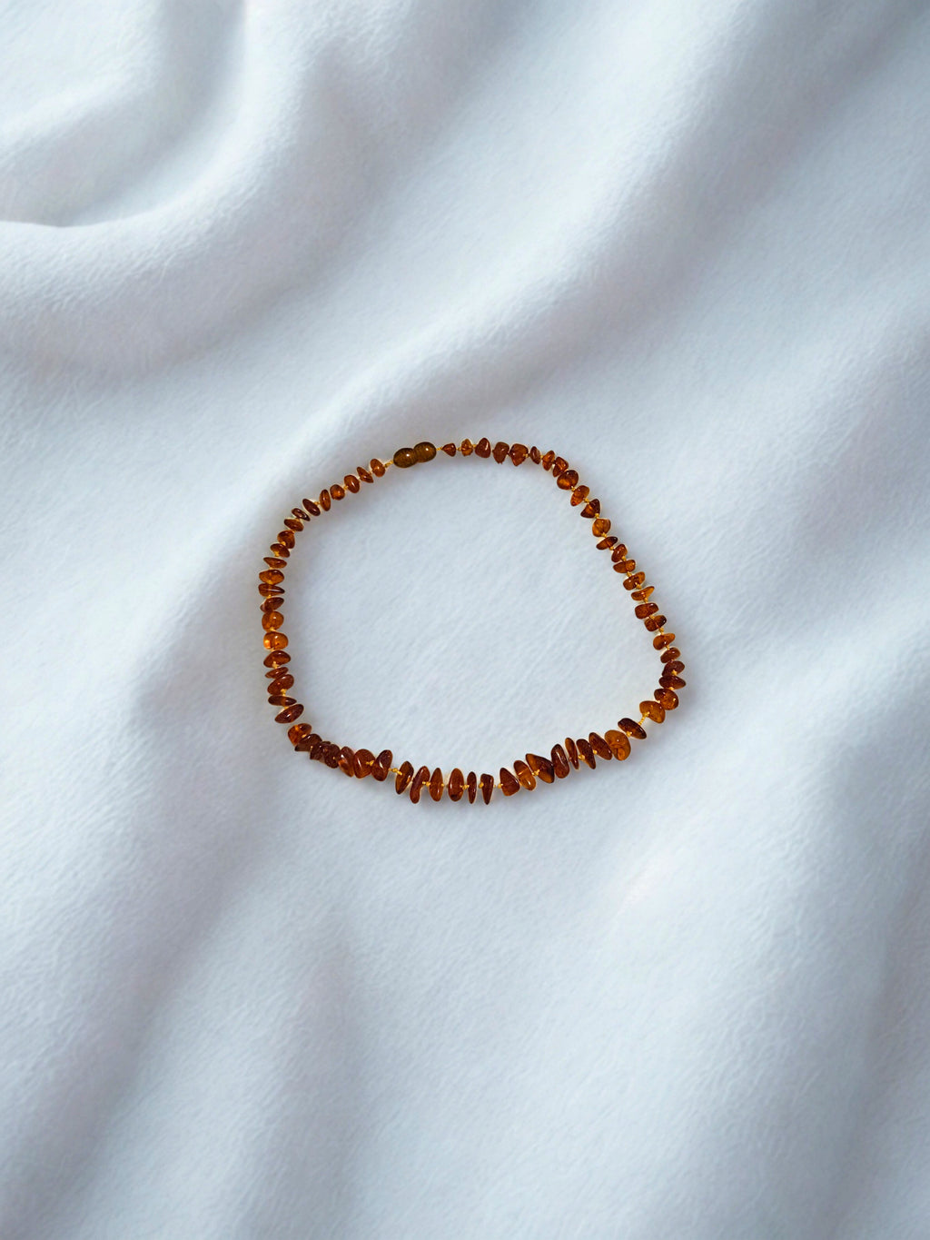Baltic Amber Teething Necklace – Natural Honey Amber Colour