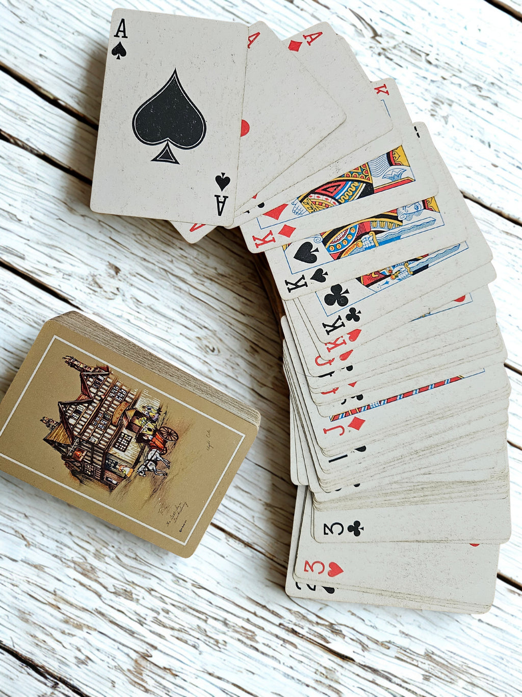 Vintage Illustrated Cards – Set of 2 (Clyde Cole Drawings)