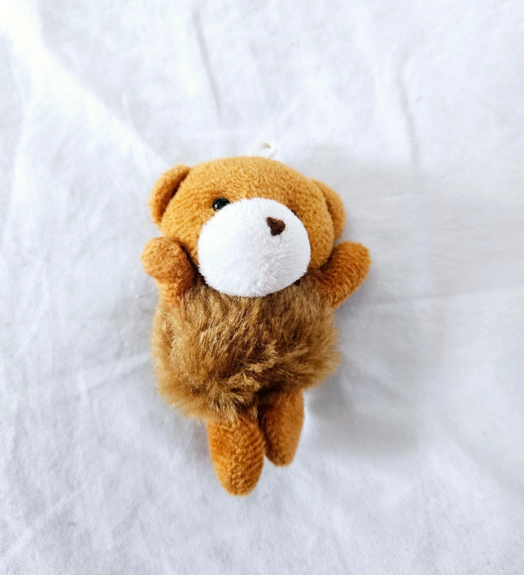Mini Craft Bear Plush Ornament | Tiny Teddy Bear Decoration