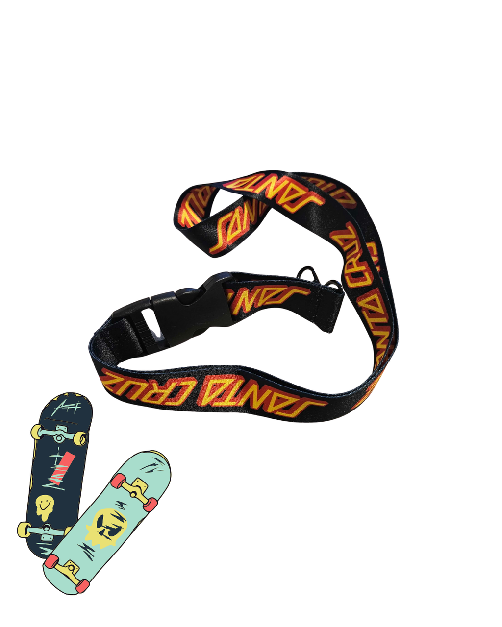 Santa Cruz Skate Lanyard | Clip-Release Neck Lanyard | Perfect Condition