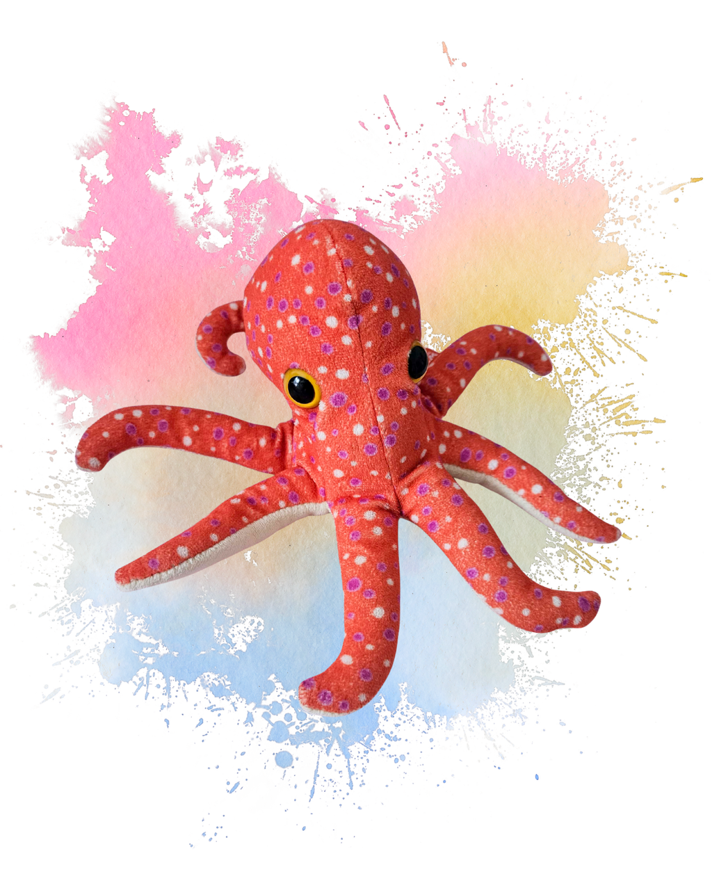 Wild Republic Octopus Plush Toy – Small Soft Sea Animal Stuffed Toy