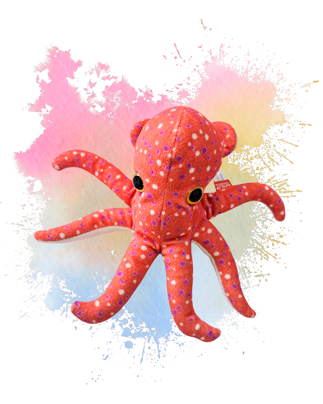Wild Republic Octopus Plush Toy – Small Soft Sea Animal Stuffed Toy