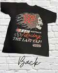 Stash House Australia “The Last Lap” Racing T-Shirt – Men’s Size S – Black Graphic Tee